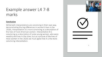 AQA GCSE History 8145 - Exam technique  How convincing