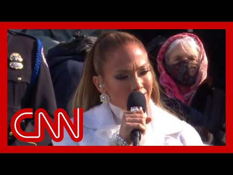 Jennifer Lopez performs at Biden's inauguration