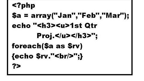 PHP foreach Loop 8b