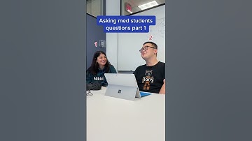 Asking MED Students RANDOM Questions PART 1 #shorts #funny