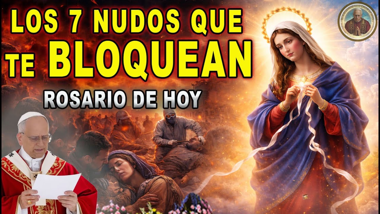 Reza hoy el Rosario a la Virgen Desatanudos y Romper los 7 Nudos de Problemas, Deudas y Enfermedades