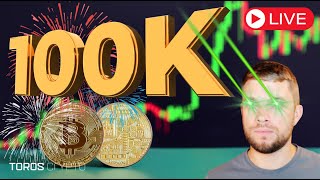 📈BTC Back to $100K! 📉Live Trading, BTC, Crypto, Indices NYSE