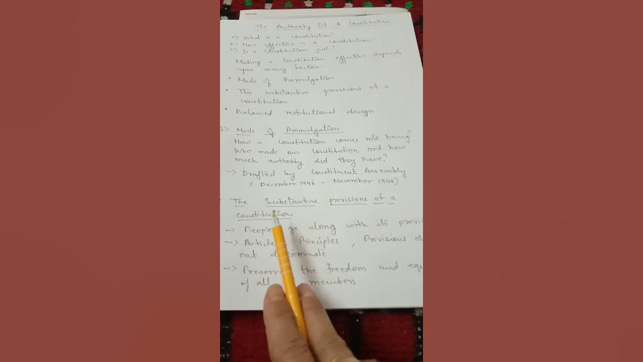 substantive-provision-of-the-constitution-youtube
