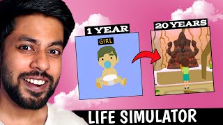 I PLAYED 100 YEARS LIFE SIMULATOR GAME AS GIRL !! | Mr IG