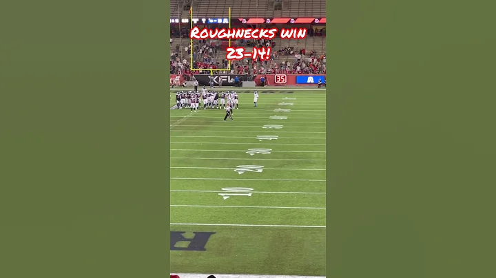Roughnecks Beat Renegades 23-14 XFL #football #xfl #sports #shorts