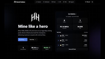 🚀 Next Miningcore UI v3 - Modern Mining Pool Dashboard 🚀