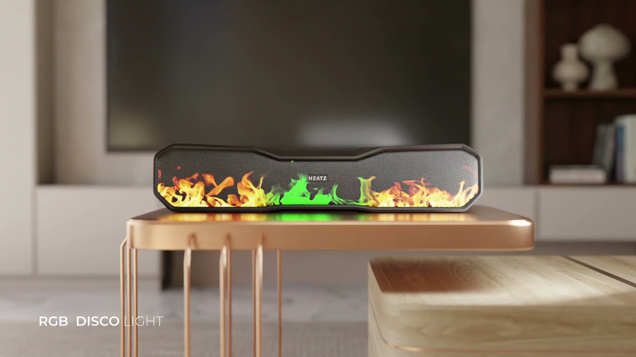 Heatz ZS29 Disco Soundbar 16W Bluetooth RGB Speaker - ZS29