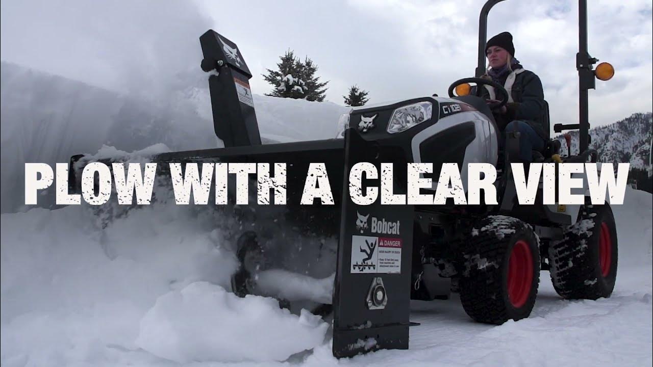 Front Mount Snowblower Compact Tractors Bobcat Company YouTube