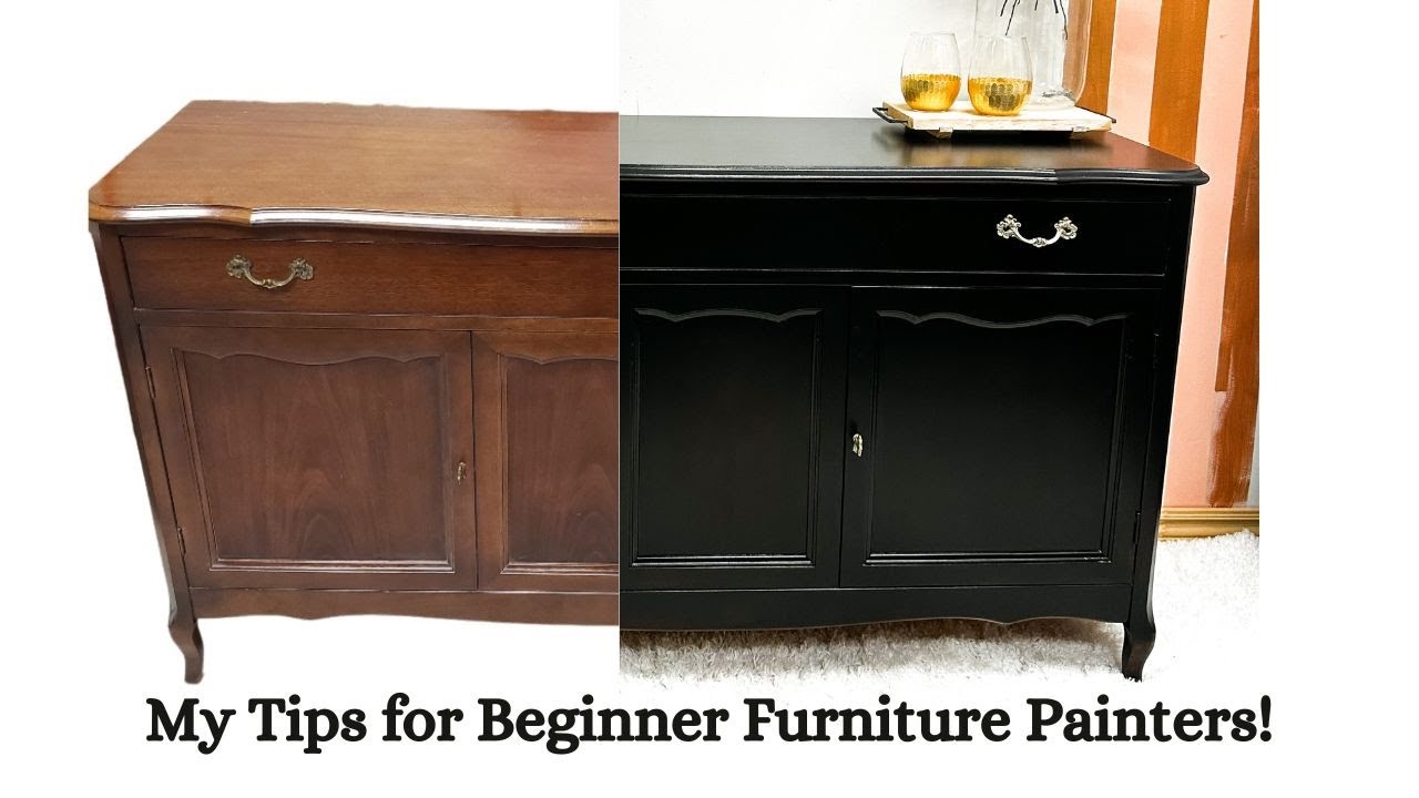 How to Paint Wood Furniture with Wise Owl One Hour Enamel / My Tips to Getting Started Flipping