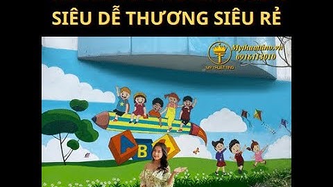 Vẽ tranh tường MẦM NON đơn giản mà SIÊU DỄ THƯƠNG|| Vẽ tranh tường mầm non ĐẸP NHẤT