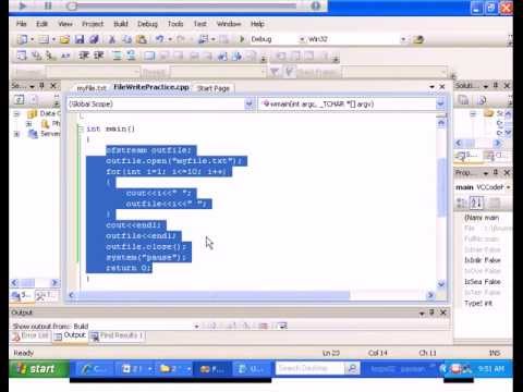 C++ Tutorial - File Writing Practice