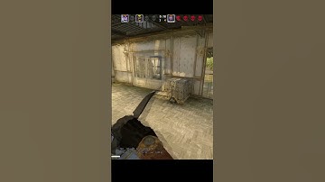 1v5 ace clutch on cache | CSGO | #shorts #csgo