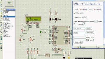 MEGA32 connect enthernet use ENC28J60 .avi