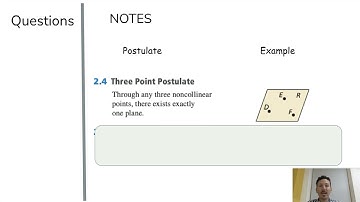 Geometry Unit 1 Lesson 9 Video Notes