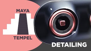 Autodesk Maya - Transportation Detail - Automotive Detailing 02 Vent / Lüftung