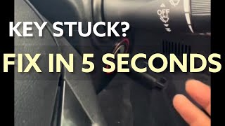 Key Won’t Turn? Steering Wheel Locked Fix (Subaru Example, Works on All Cars)