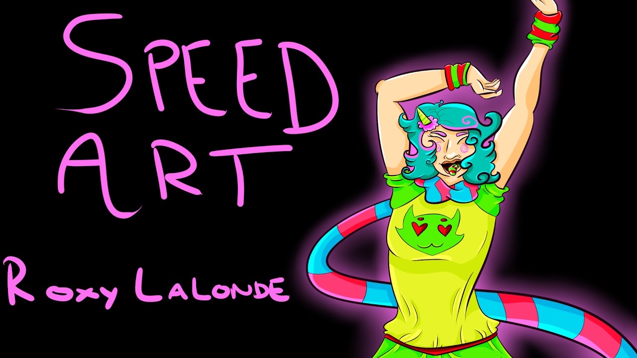 SPEED PAINT - Trickster Mode Roxy Lalonde - Homestuck - YouTube
