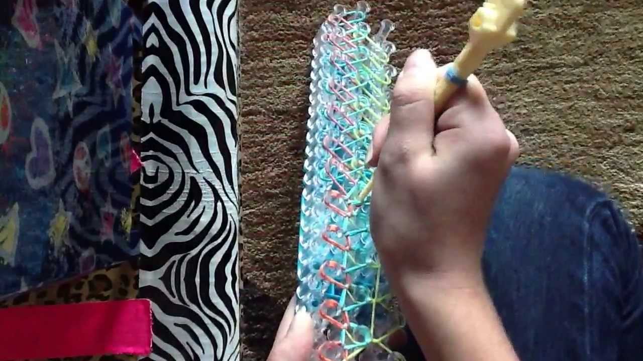 Rainbow Loom Waterfall Bracelet Tutorial. (No Credit to Us) YouTube