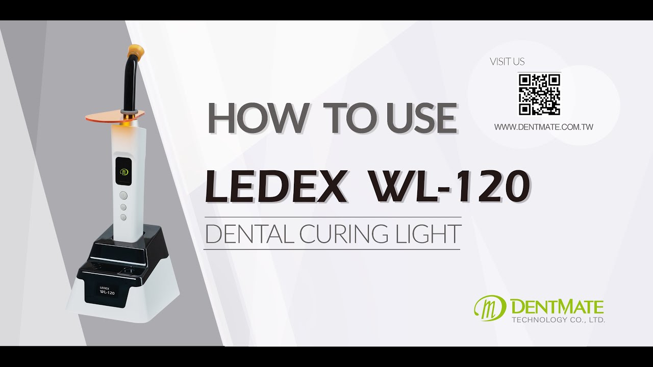 How to use a Light Cure Unit  Demonstration on Waldent Eco Led 