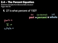 Understanding the Percent Equation