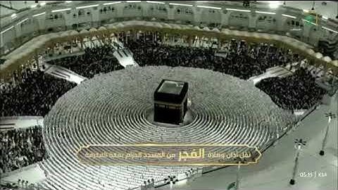 صلاة الفجرمن رحاب المسجد الحرام الشيخ الوليد بن خالد الشمسان ماتيسر من سورة النساء📆٣ربيع الآخر١٤٤٧