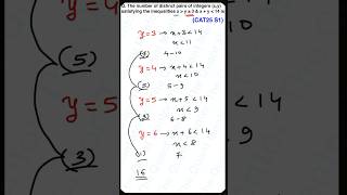 CAT PYQs in 60 seconds | CAT 2025 Slot 1 | Inequalities | #catpyqdaily #cat2025paper #catpyqs