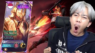 REVIEW SKIN EPIC TERIZLA FLAMES OF JUDGMENT - Mobile legends