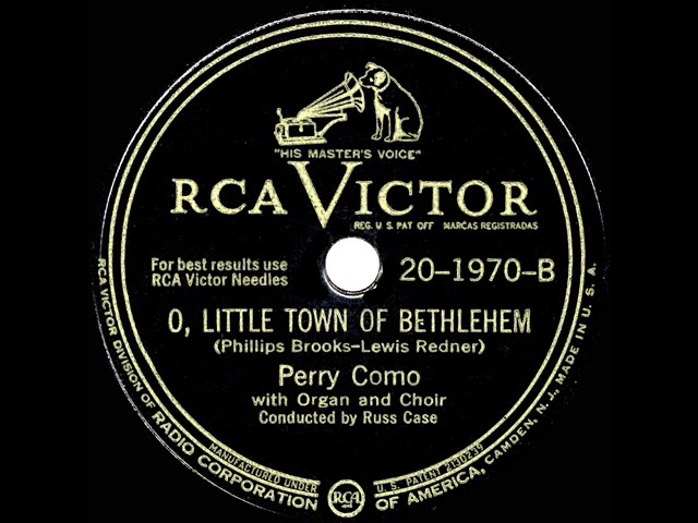 Perry Como - O Little Town Of Bethlehem