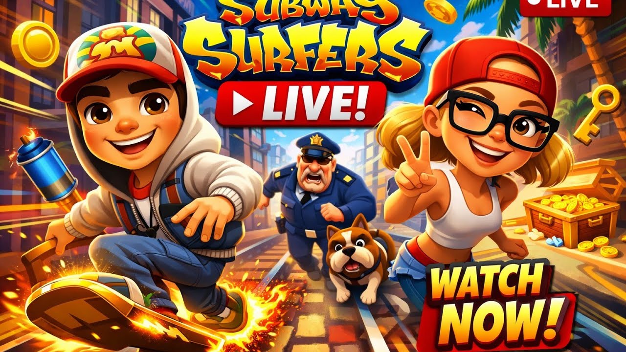 Subway Surfers LIVE 🔴 | Aaj Banega Naya High Score 😱🔥