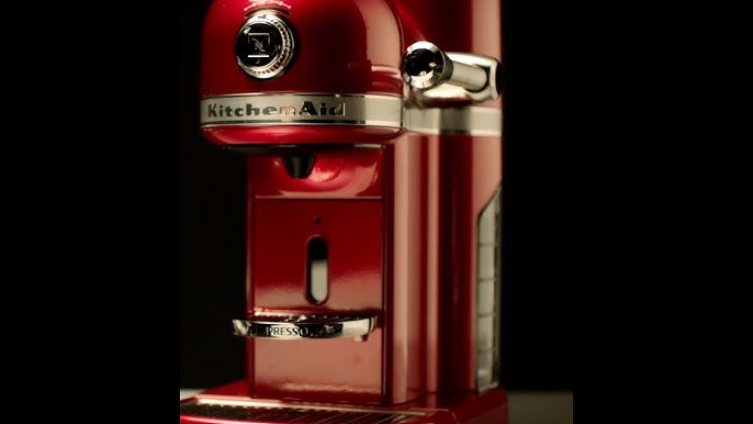 KitchenAid Candy Apple Red Nespresso Espresso Maker with Aeroccino