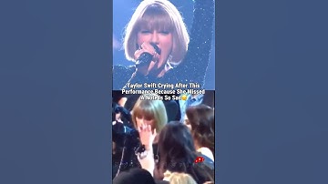 Taylor Swift Crying For Missing A Note Is So Sad To Watch😭 #taylorswift #shorts