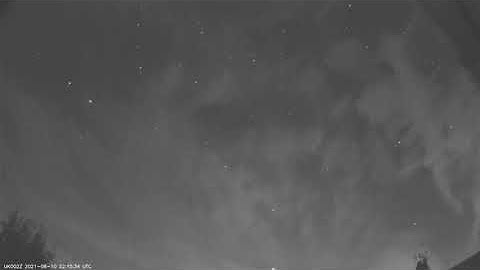 Global Meteor Network UK002Z Camera Timelapse dated 2021-08-10
