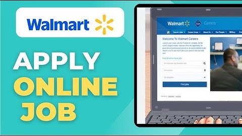 How To Apply For Walmart Job Online