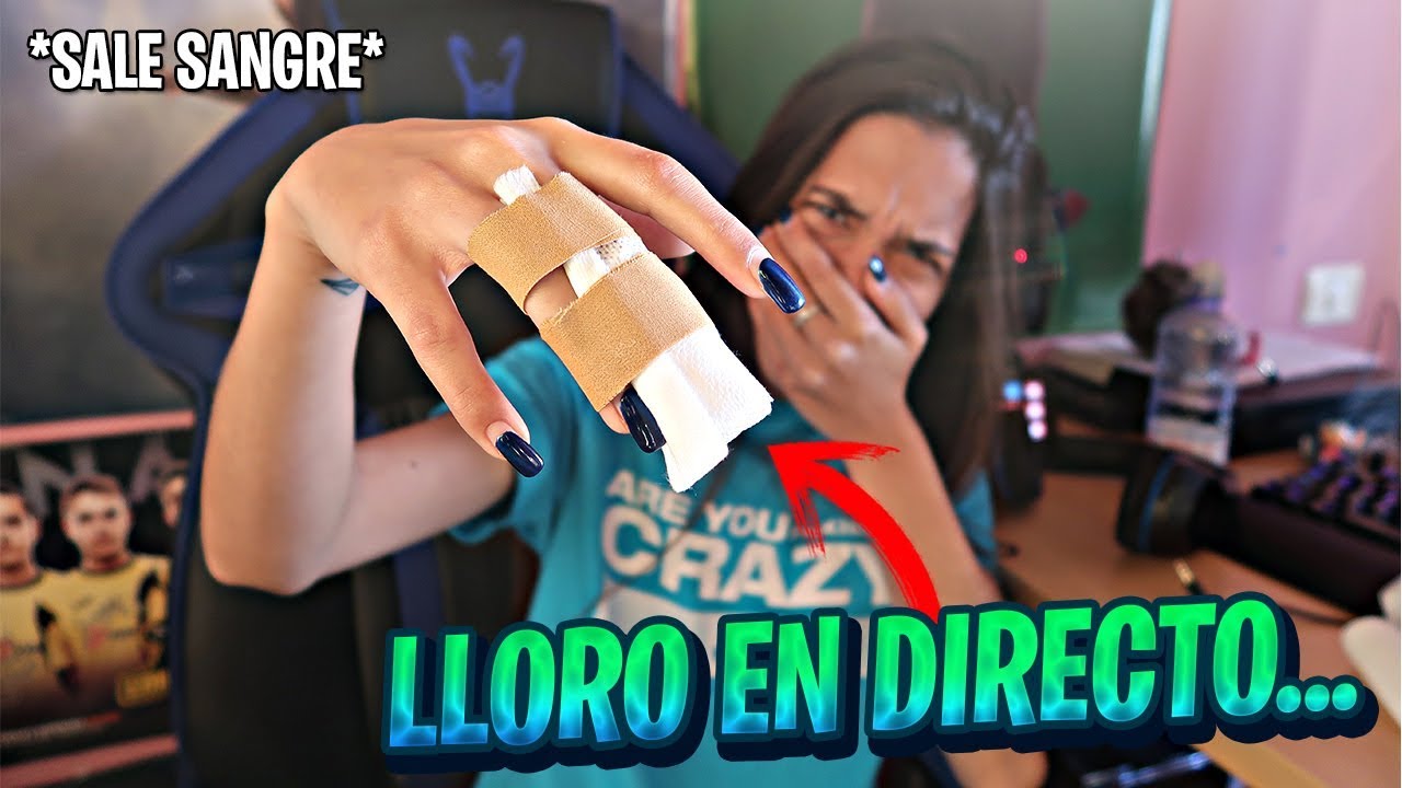 SE ME PARTE LA UÑA JUGANDO A FORTNITE *LLORO* EN DIRECTO! ThaNix229