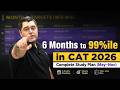 CAT 2026 | 6 Months to 99%ile 🔥 Complete Study Plan (May–Nov) | Amit Sir