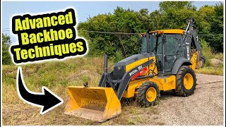 How to Operate a Backhoe - Advanced |  Tractor Loader Backhoe Operator Training