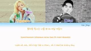 Video thumbnail of "Taeyeon (태연) - Starlight (feat. DEAN) Lyrics (Han|Rom|Eng|Color Coded)"