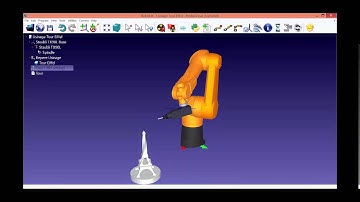 Machine with a robot on TopSolid