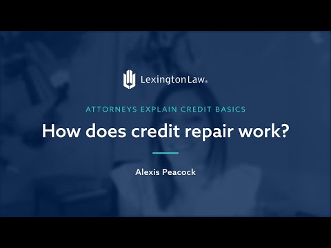 How does credit repair work?