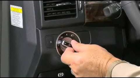 Description of the function of the Exterior Light Switch in your Mercedes-Benz