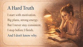 Why You Never Finish What You Start | Learn English Through Story