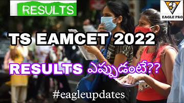 TS EAMCET 2022 results | ts EAMCET 2022 response sheet | #eagleupdates