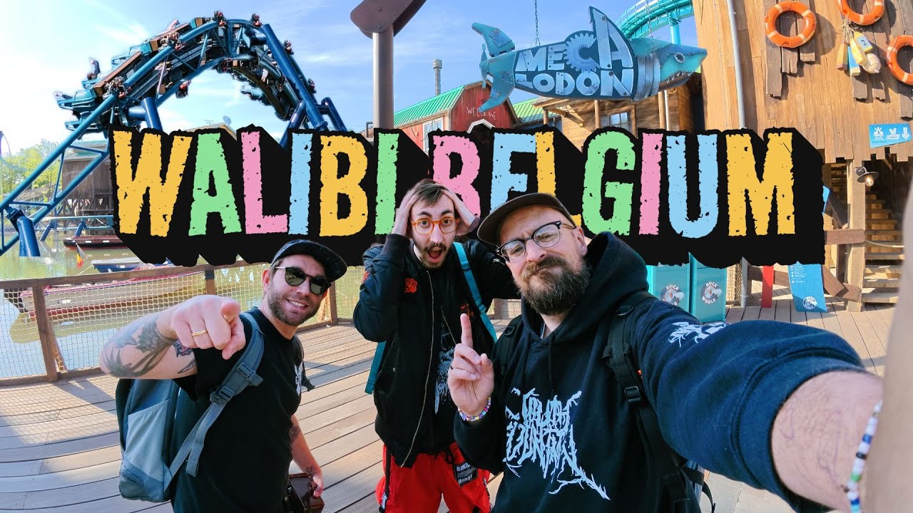 MECALODON - Mega Achterbahn Überraschung & geheimer Feiertag in Walibi Belgium (police called) Vlog