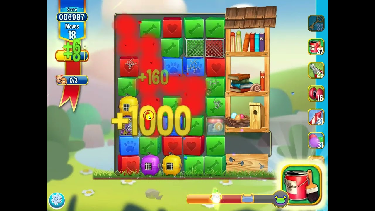 Pet Rescue Saga level 5204 no boosters | PuzzledCubes.site