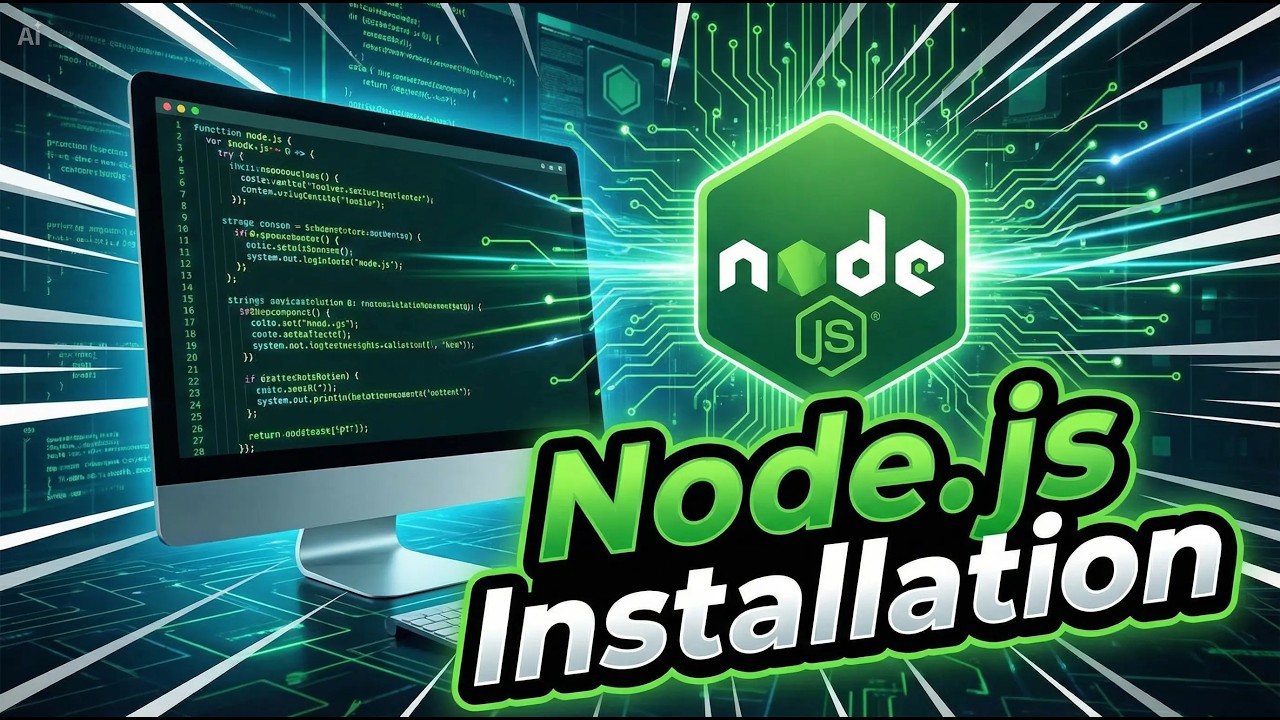 🎥 VIDEO 1: Node.js Installation - YouTube