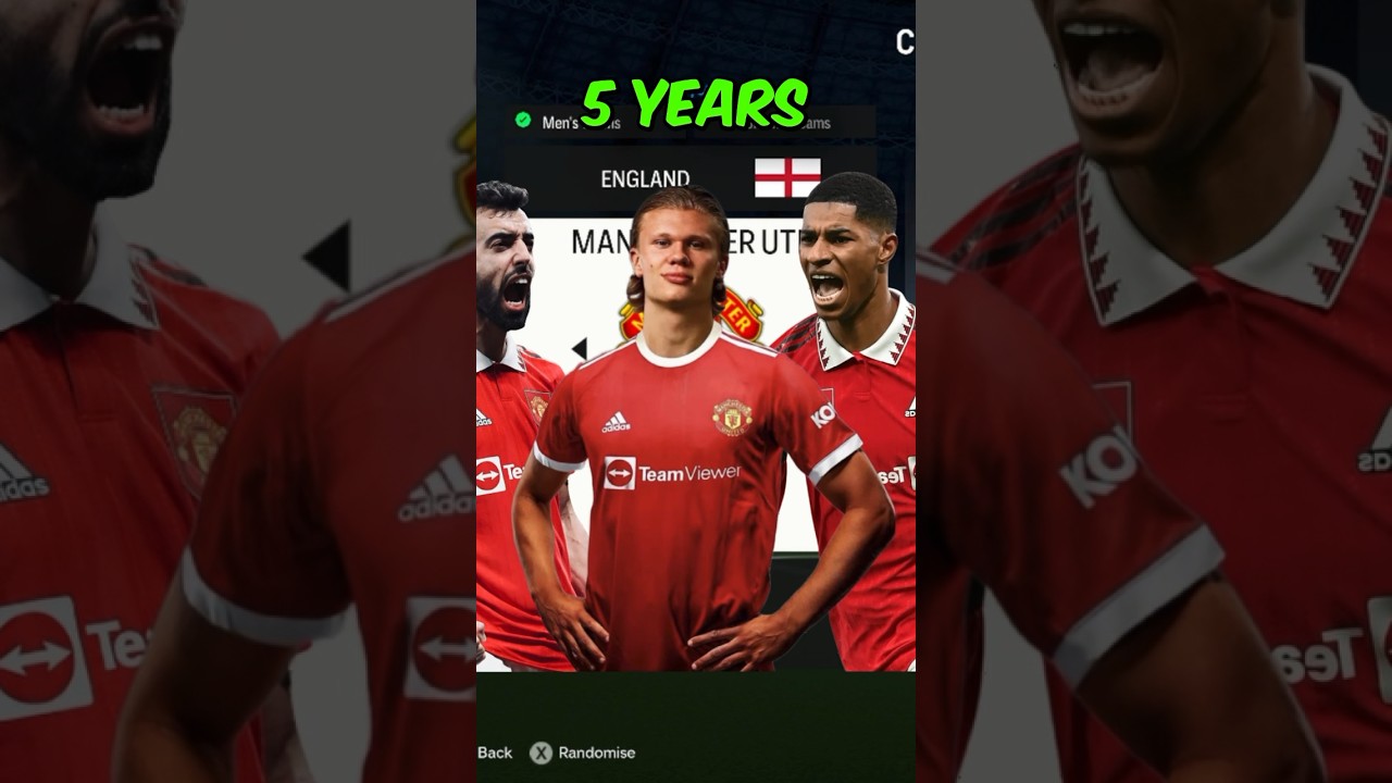What will the Manchester United Team look like in 5 years according to FC 24 ?