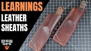 Leather Sheath Making  What I've Learned...