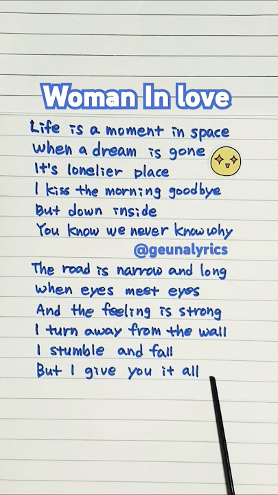 💙woman In Love - Dana Winner . Happy learning English