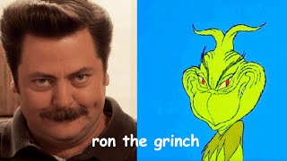 ron swanson being a grinch for 10 minutes 25 seconds | Parks and Recreation | Comedy Bites