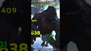 Alpha Megapithecus vs  Yutyrannus #arksurvivalevolved #playark #dinosaur #dinosaurs #survivetheark